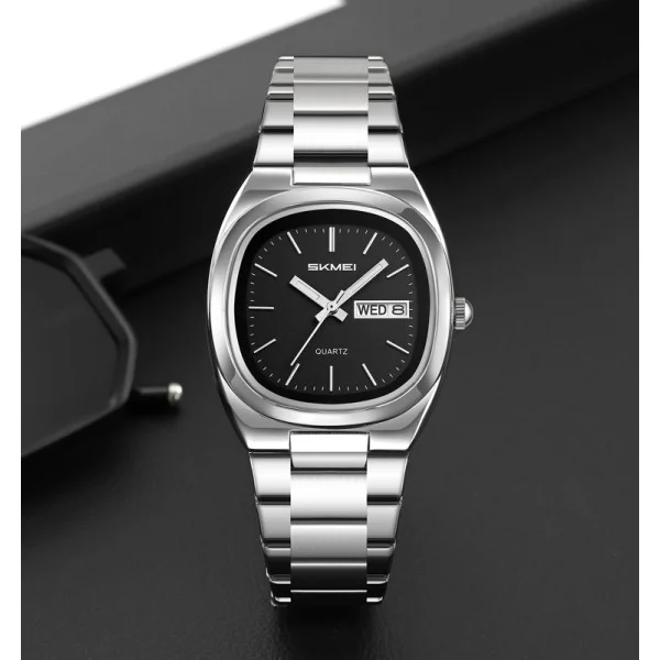 Чоловічий годинник Skmei 2420SIBK Silver-Black фото 3