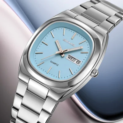 Мужские часы Skmei 2420SIBU Silver-Blue
