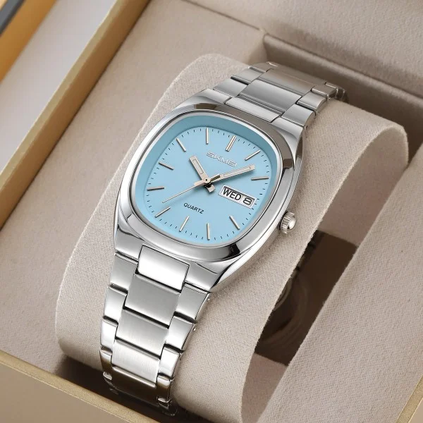 Мужские часы Skmei 2420SIBU Silver-Blue фото 4