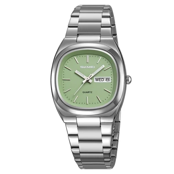 Мужские часы Skmei 2420SIGN Silver-Green фото 1