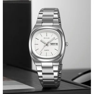 Мужские часы Skmei 2420SIWT Silver-White