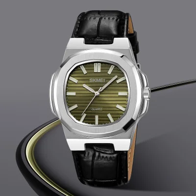 Чоловічий годинник Skmei 2512SIGN Silver-Green