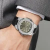 Чоловічий годинник Skmei 2512SIGN Silver-Green фото 6