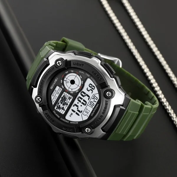 Чоловічий годинник Skmei 2517AG Army Green фото 3
