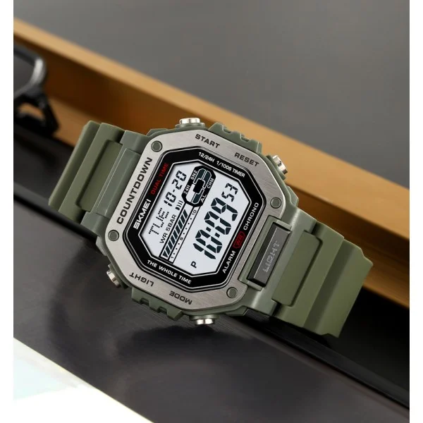 Чоловічий годинник Skmei 2522AG Army Green фото 3