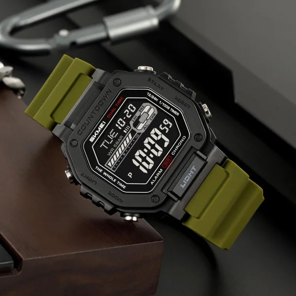 Мужские часы Skmei 2523AG Army Green фото 3
