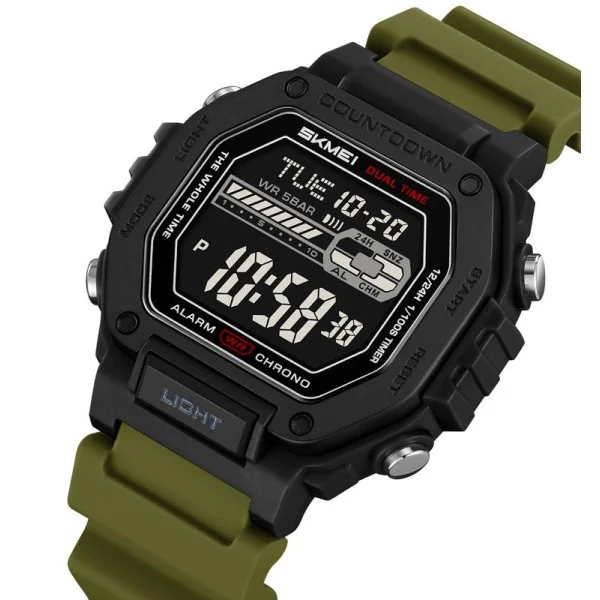 Мужские часы Skmei 2523AG Army Green фото 4
