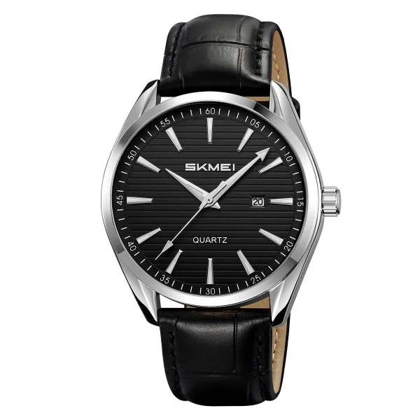 Чоловічий годинник Skmei 2490SIBK Silver-Black фото 1