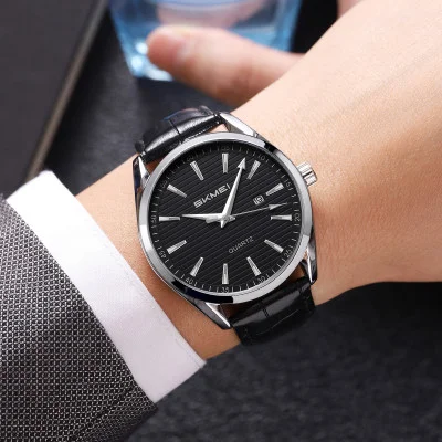 Мужские часы Skmei 2490SIBK Silver-Black
