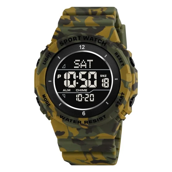 Мужские часы Skmei 2400CMGN Camo Green STOPPED фото 1