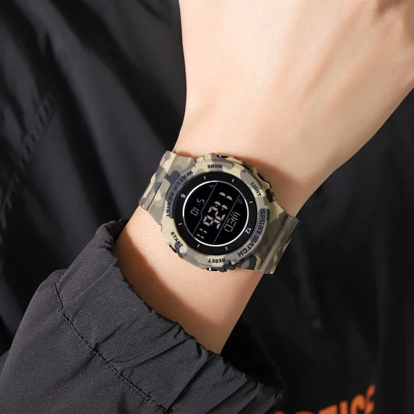 Мужские часы Skmei 2400CMGN Camo Green STOPPED фото 4