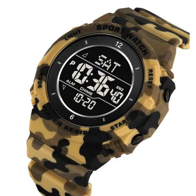 Чоловічий годинник Skmei 2400CMGN Camo Green STOPPED