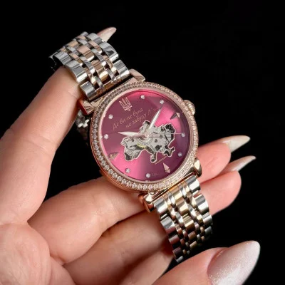 Женские часы Awarder 047 Silver-Gold-Pink