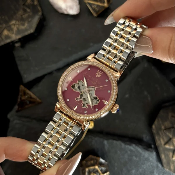 Жіночий годинник Awarder 047 Silver-Gold-Pink фото 10
