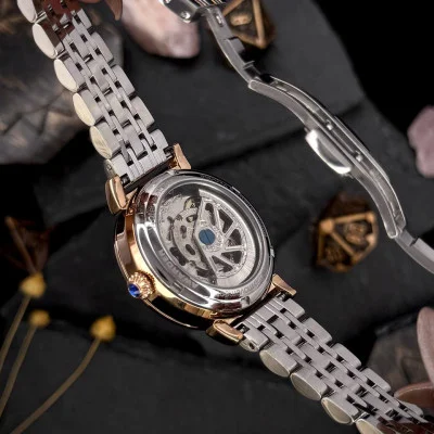 Женские часы Awarder 047 Silver-Gold-Blue