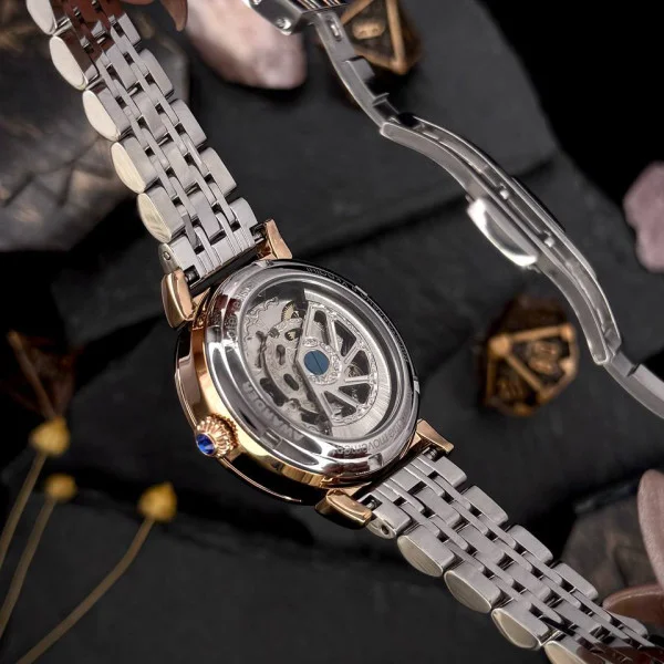 Жіночий годинник Awarder 047 Silver-Gold-Blue фото 6