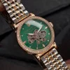 Жіночий годинник Awarder 047 Silver-Gold-Green фото 6