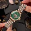 Женские часы Awarder 047 Silver-Gold-Green фото 5