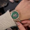 Женские часы Awarder 047 Silver-Gold-Green фото 8
