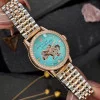 Жіночий годинник Awarder 049 Silver-Gold-Blue фото 4
