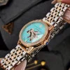 Жіночий годинник Awarder 049 Silver-Gold-Blue фото 6