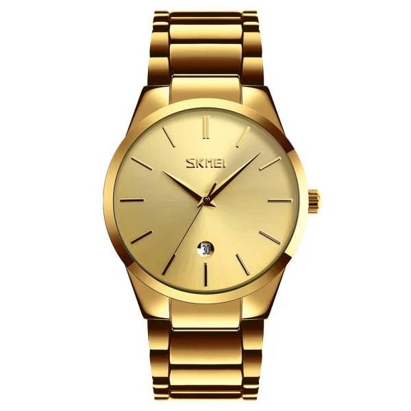 Чоловічий годинник Skmei 9140GD Gold фото 1