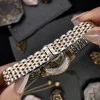 Жіночий годинник Awarder 049 Silver-Gold-Green фото 7