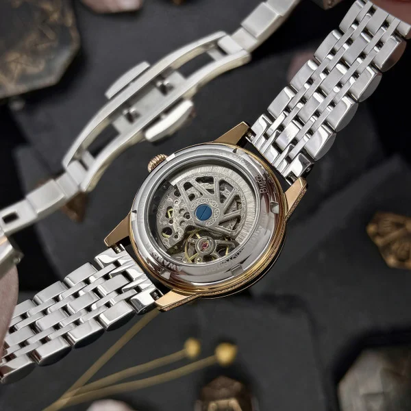 Жіночий годинник Awarder 049 Silver-Gold-Green фото 8