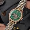 Жіночий годинник Awarder 049 Silver-Gold-Green фото 10