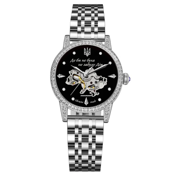 Женские часы Awarder 049 Silver-Black фото 1