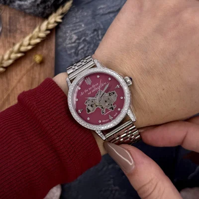 Женские часы Awarder 049 Silver-Pink