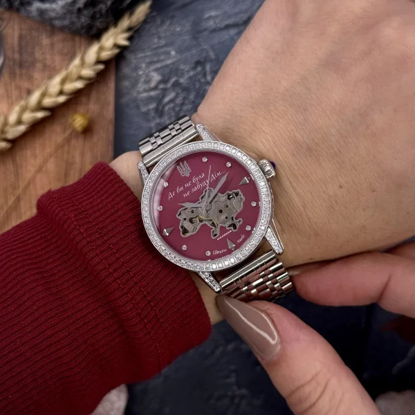 Жіночий годинник Awarder 049 Silver-Pink фото 3
