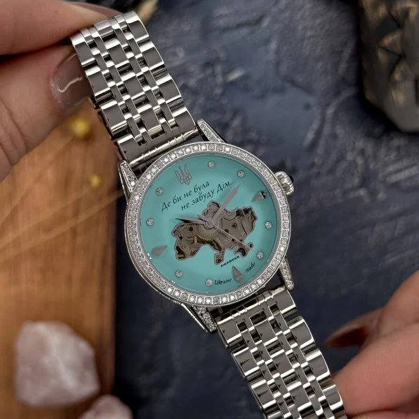 Жіночий годинник Awarder 049 Silver-Blue фото 4