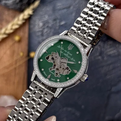 Женские часы Awarder 049 Silver-Green