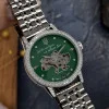 Жіночий годинник Awarder 049 Silver-Green фото 6