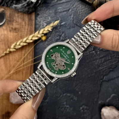 Жіночий годинник Awarder 049 Silver-Green