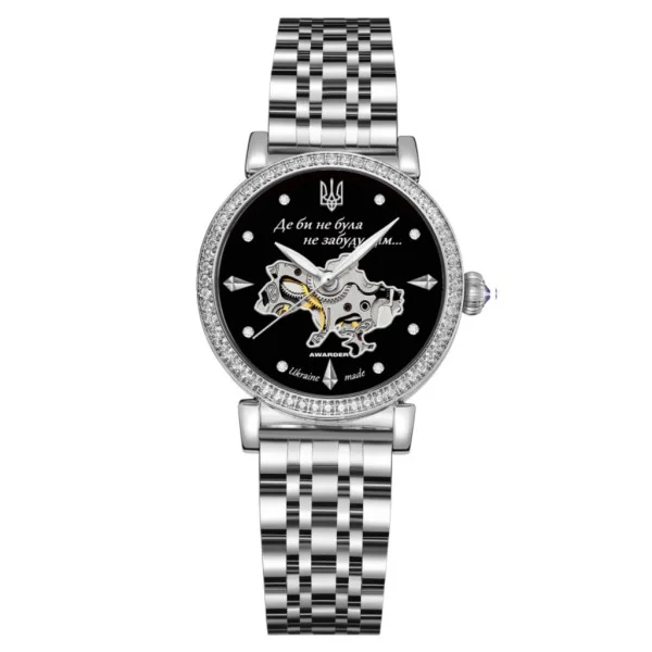 Жіночий годинник Awarder 047 Silver-Black фото 1