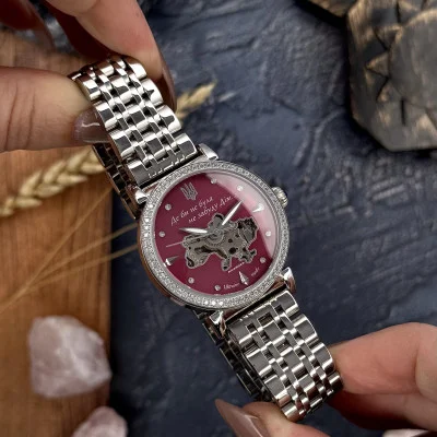 Женские часы Awarder 047 Silver-Pink