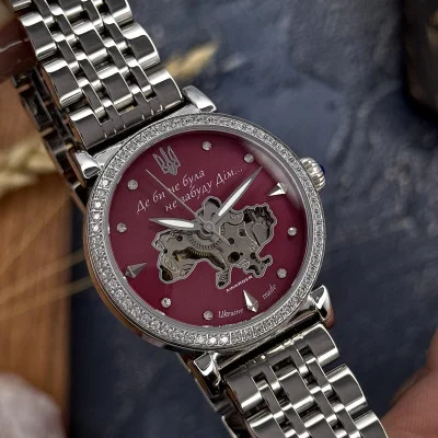 Женские часы Awarder 047 Silver-Pink