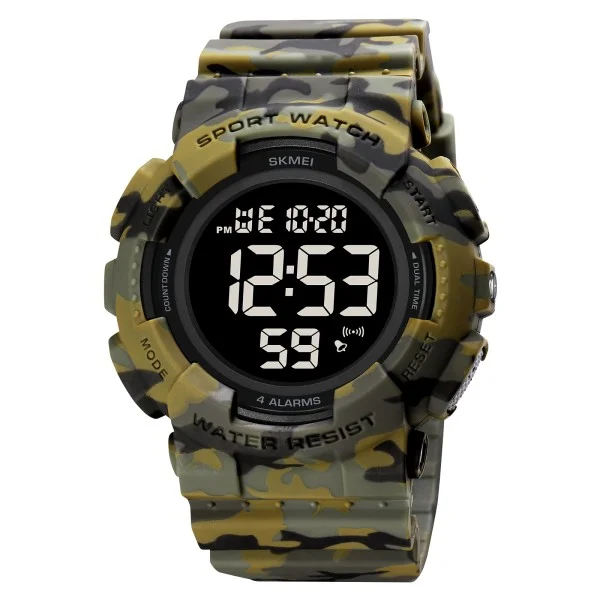 Мужские часы Skmei 2081CMAGBK Camo Green-Black фото 1