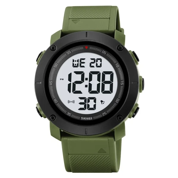 Мужские часы Skmei 2122AGWT Army Green-White фото 1