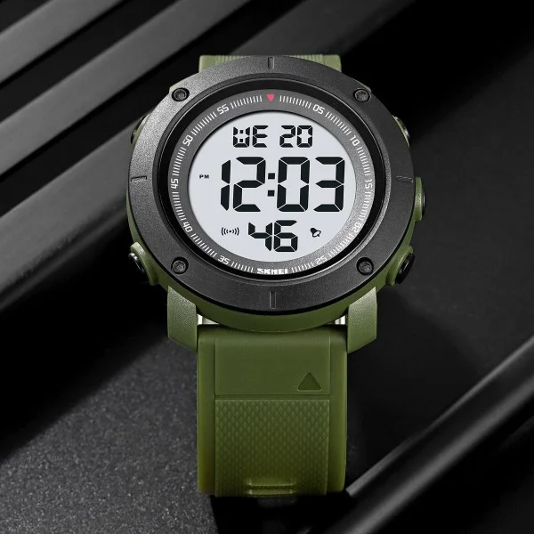 Мужские часы Skmei 2122AGWT Army Green-White фото 3