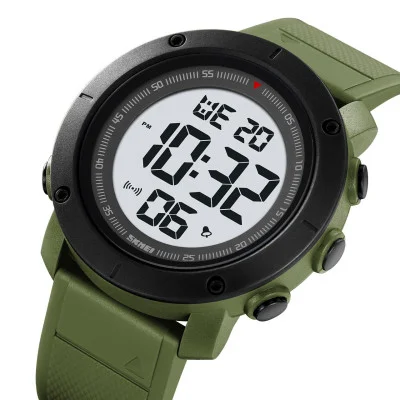 Чоловічий годинник Skmei 2122AGWT Army Green-White