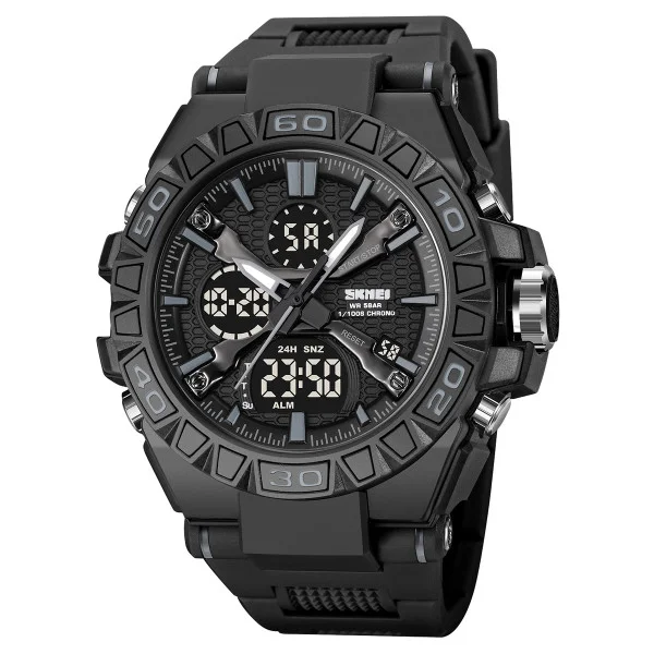Чоловічий годинник Skmei 2220BK Black фото 1