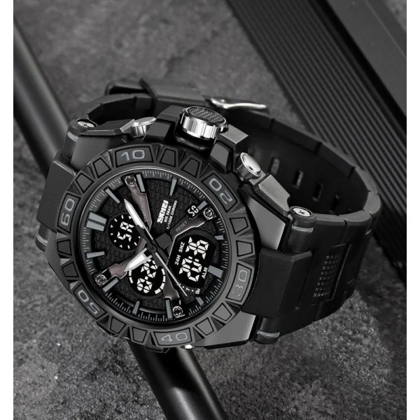 Чоловічий годинник Skmei 2220BK Black фото 3