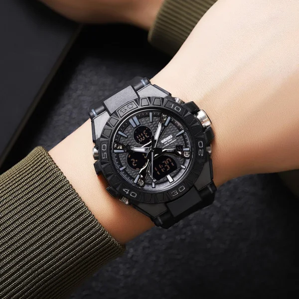 Чоловічий годинник Skmei 2220BK Black фото 4