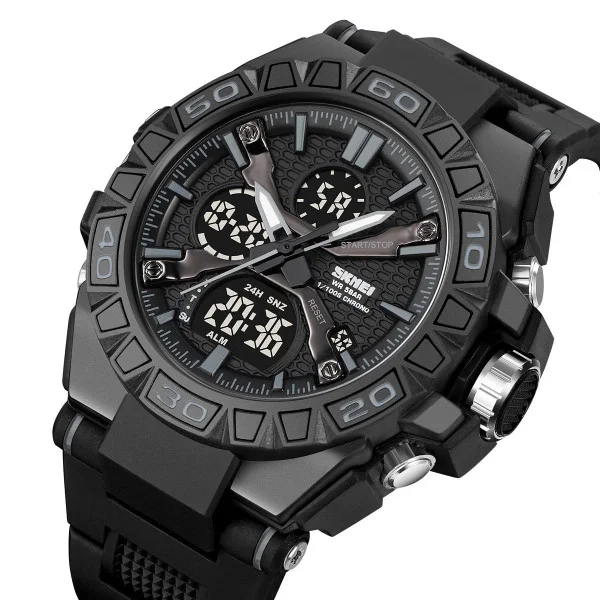 Чоловічий годинник Skmei 2220BK Black фото 7