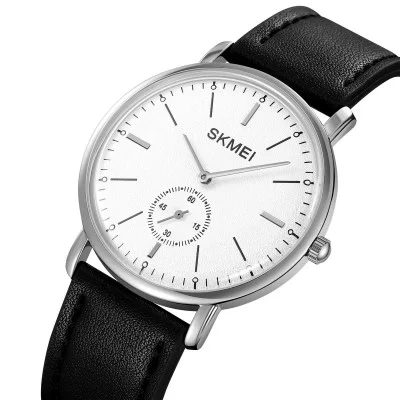 Чоловічий годинник Skmei 2308SI Silver SALE 2025 STOPPED
