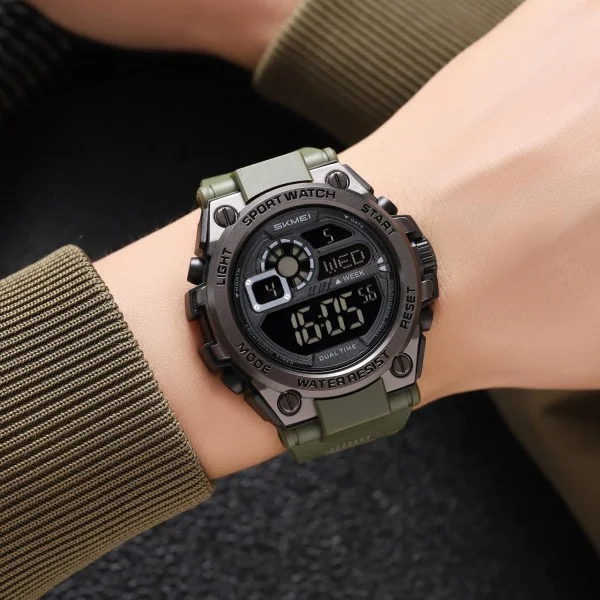 Чоловічий годинник Skmei 2318AG Army Green фото 4