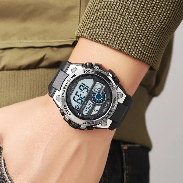 Чоловічий годинник Skmei 2318BKSI Black-Silver фото 4